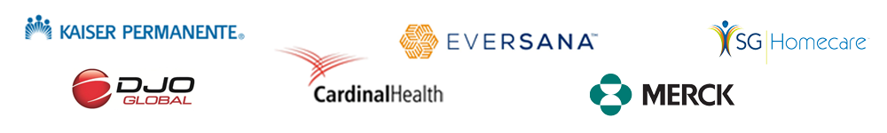 Trusted by Kaiser Permanente, DJO Global, Cardinal Health, Eversana, SG Homecare, and Merck